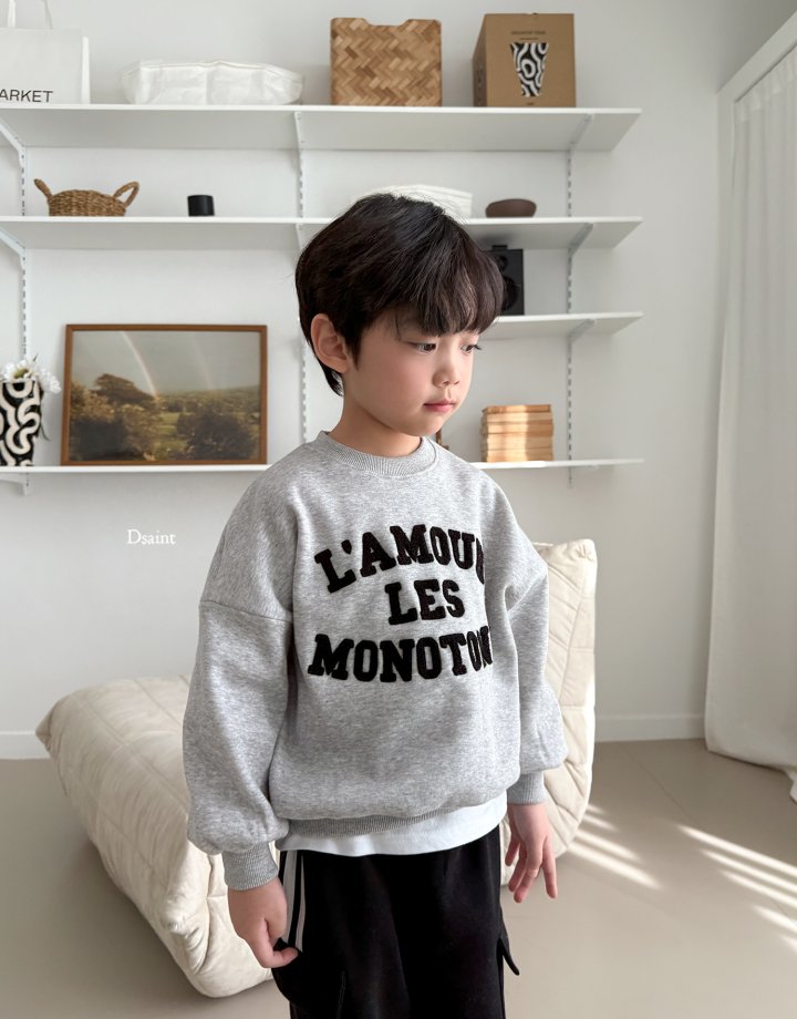 Dsaint - Korean Children Fashion - #todddlerfashion - Monotone Fleece Sweatshirts - 11