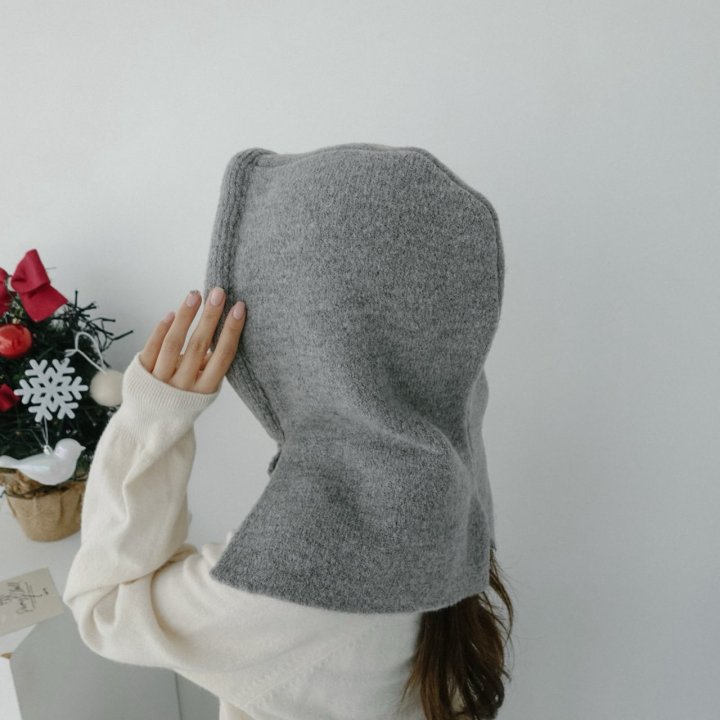 Eeiitt - Korean Women Fashion - #womensfashion - Stuin Knit Balaclava - 4