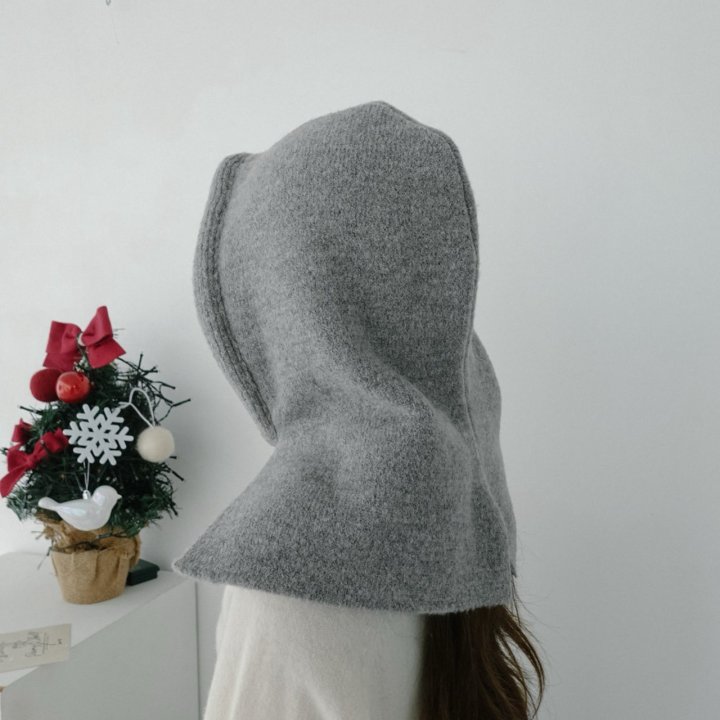 Eeiitt - Korean Women Fashion - #momslook - Stuin Knit Balaclava - 6