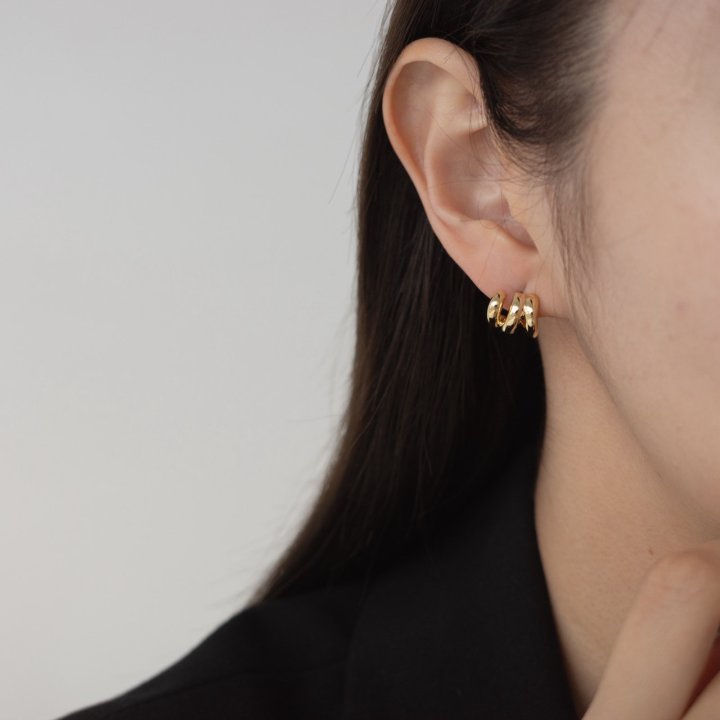 Eeiitt - Korean Women Fashion - #momslook - Jagline Earrings - 2