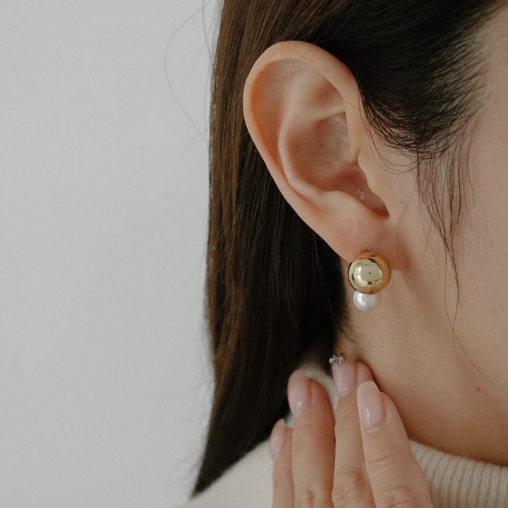 Eeiitt - Korean Women Fashion - #momslook - Mael Pearl Earrings - 7