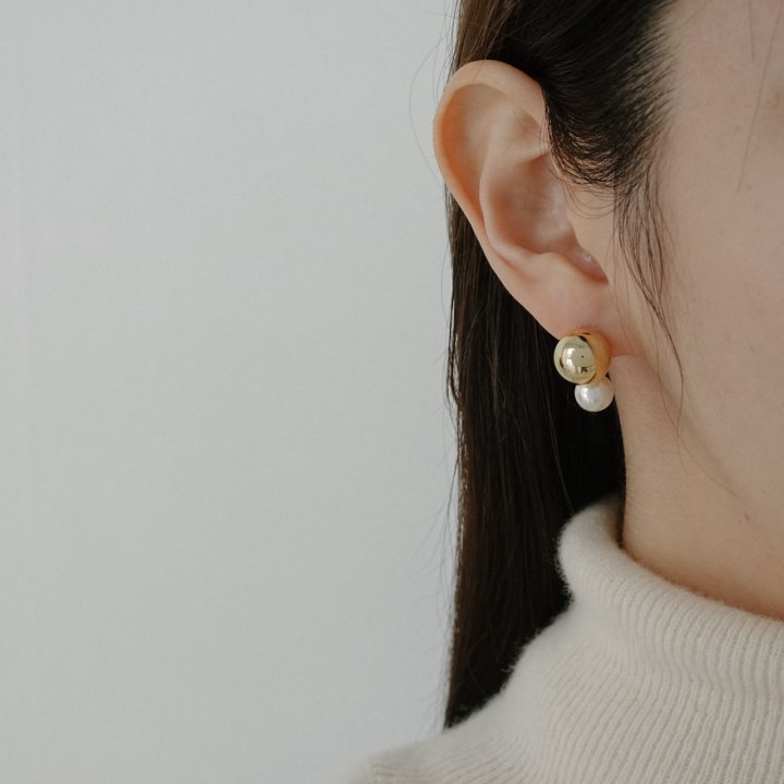 Eeiitt - Korean Women Fashion - #momslook - Mael Pearl Earrings - 9