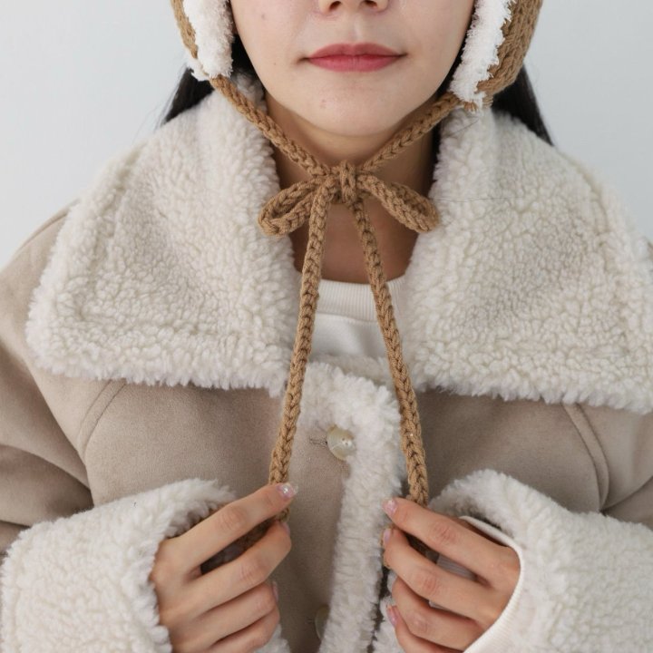 Eeiitt - Korean Women Fashion - #momslook - Knitted Earmuffs - 6