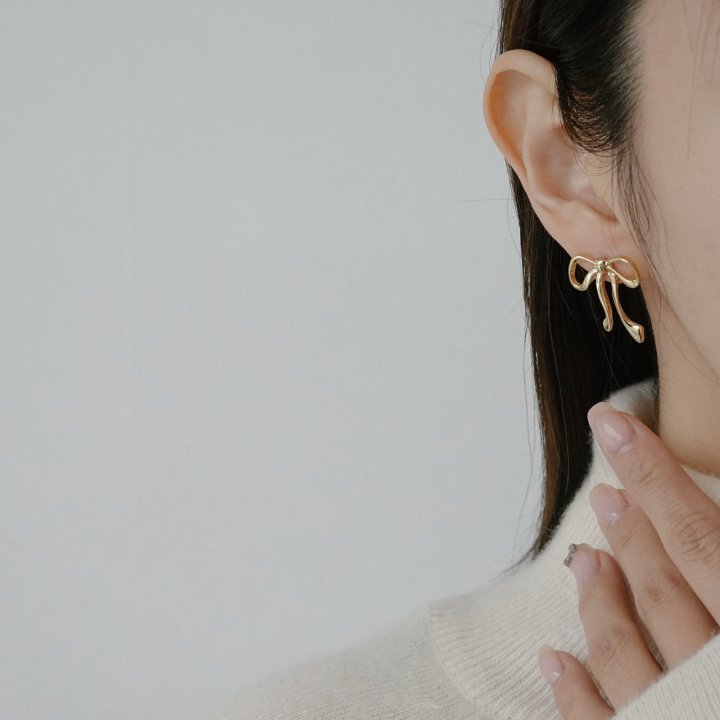 Eeiitt - Korean Women Fashion - #pursuepretty - Pretty Ribbon Earrings - 11