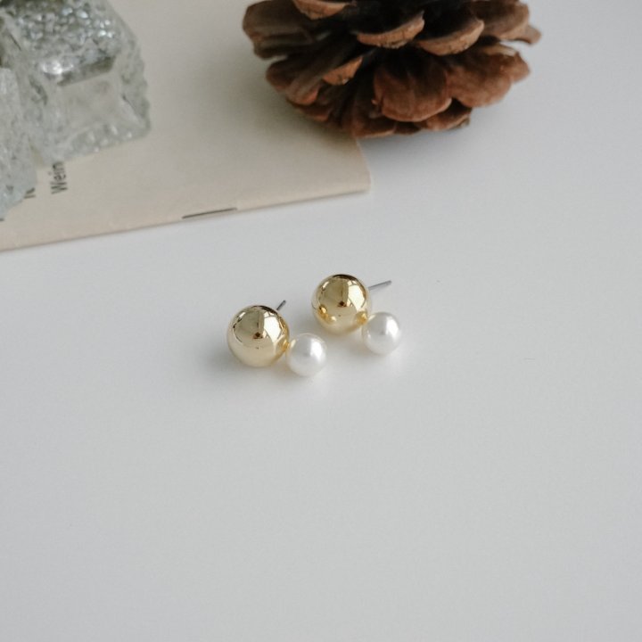 Eeiitt - Korean Women Fashion - #romanticstyle - Mael Pearl Earrings - 3