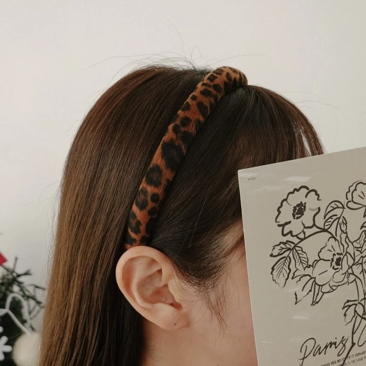 Eeiitt - Korean Women Fashion - #thelittlethings - Slim Leopard Headband - 7