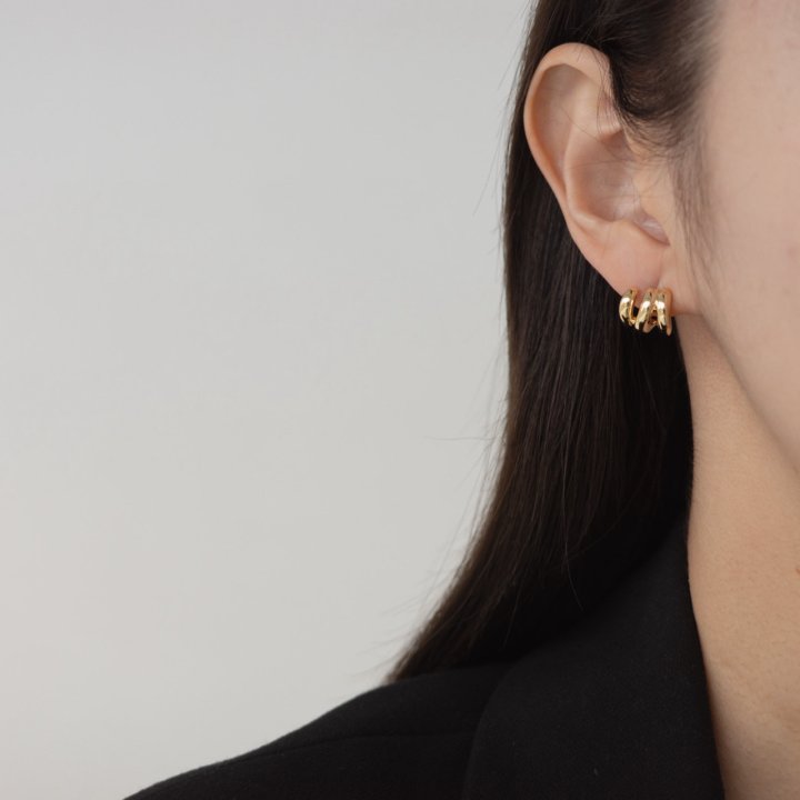 Eeiitt - Korean Women Fashion - #vintageinspired - Jagline Earrings - 8