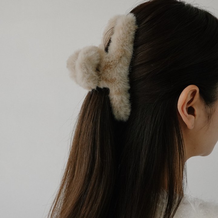 Eeiitt - Korean Women Fashion - #vintageinspired - Leopard Hair Claw