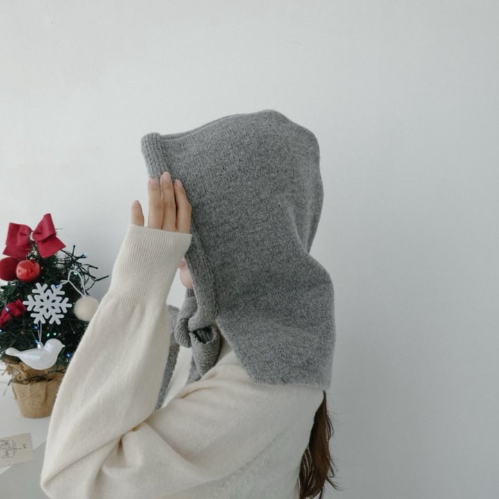 Eeiitt - Korean Women Fashion - #womensfashion - Stuin Knit Balaclava - 3