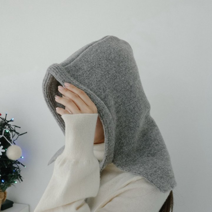 Eeiitt - Korean Women Fashion - #womensfashion - Stuin Knit Balaclava - 5