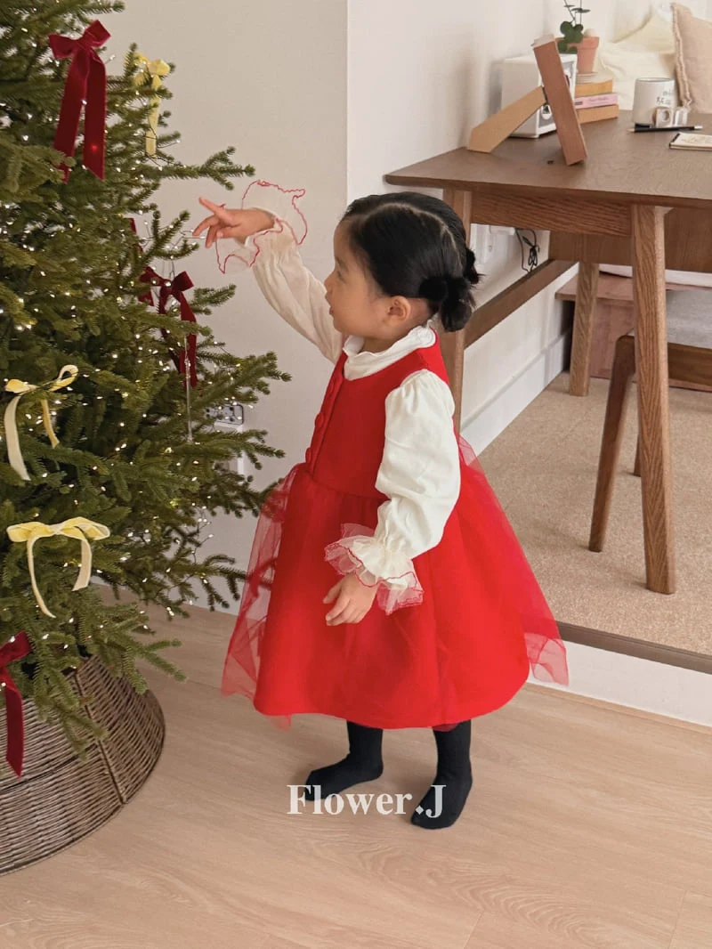 Flower J - Korean Children Fashion - #discoveringself - Button Sha Dress - 3