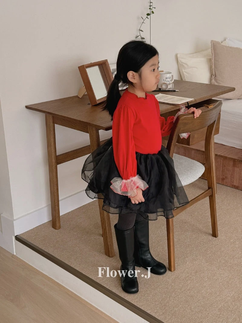 Flower J - Korean Children Fashion - #fashionkids - Merry Tee - 4