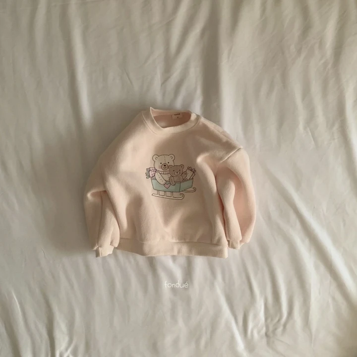 Fondue - Korean Baby Fashion - #babyfever - Love You Bear Sweatshirts