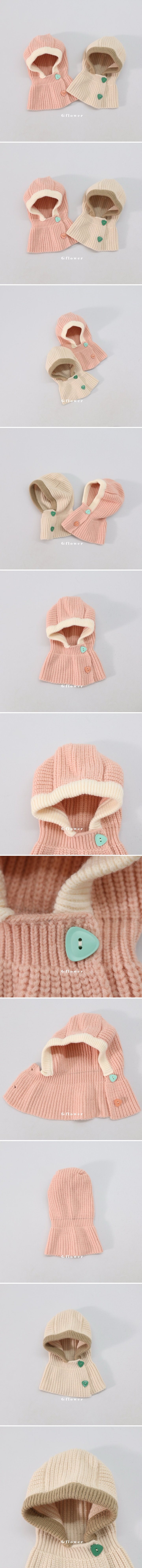 G Flower - Korean Children Fashion - #kidsshorts - Button Balaclava