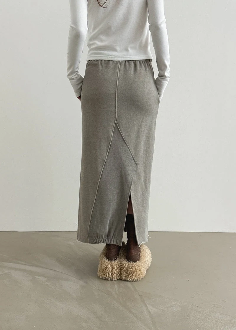 Gavara Market - Korean Women Fashion - #womensfashion - Dint Pigment Fleece Skirt - 8