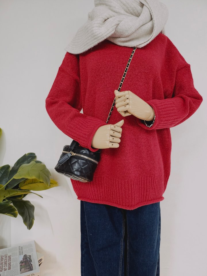 Gram - Korean Women Fashion - #thelittlethings - Lime Wide Turtleneck Knit - 8