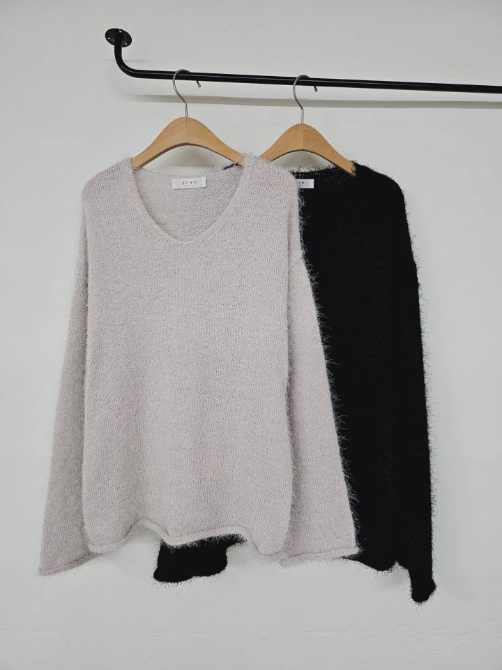 Gram - Korean Women Fashion - #womensfashion - Cream Wide Knit