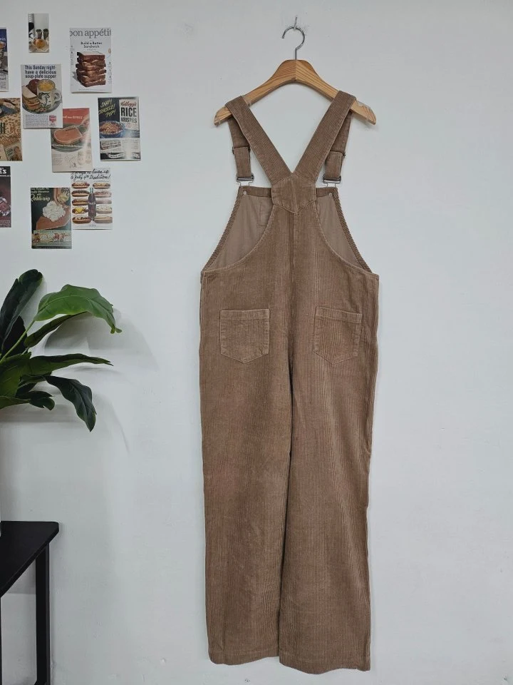 Gram - Korean Women Fashion - #womensfashion - Corduroy Overalls - 10