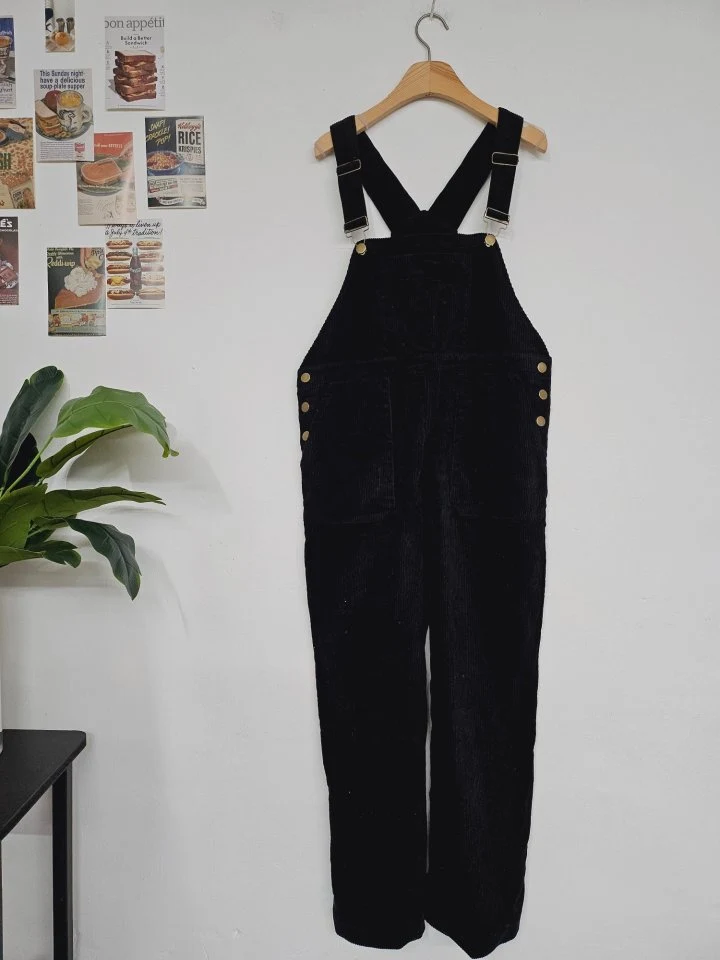 Gram - Korean Women Fashion - #womensfashion - Corduroy Overalls - 12