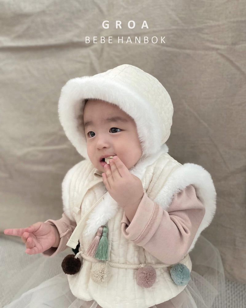 Groa - Korean Baby Fashion - #babyboutiqueclothing - Pompom Belt - 7