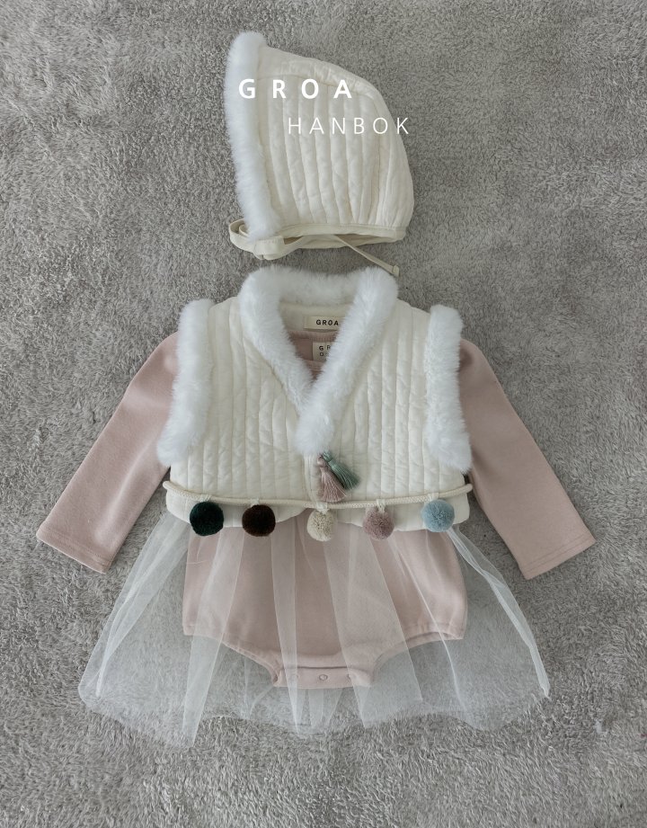 Groa - Korean Baby Fashion - #babyfashion - Bebe Hanbok Bonnet - 11