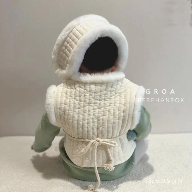 Groa - Korean Baby Fashion - #babyoninstagram - Bebe Hanbok Earmuff - 2