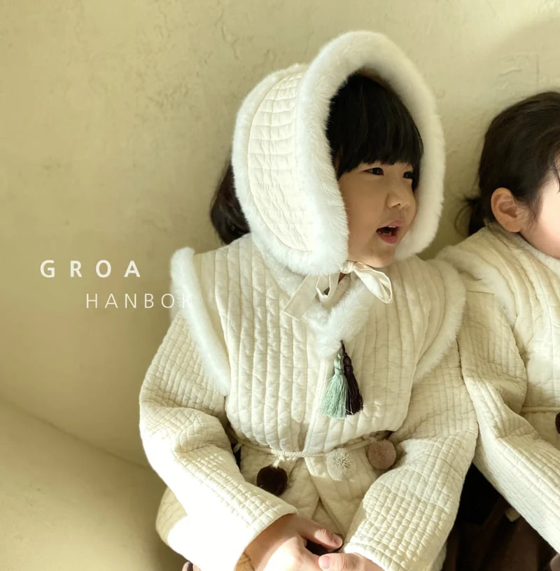 Groa - Korean Baby Fashion - #babyootd - Bebe Hanbok Earmuff - 3