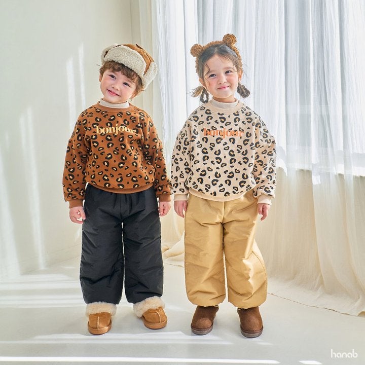 Hanab - Korean Children Fashion - #childofig - Bonjour Leopard Tee - 5