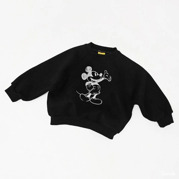 Hanab - Korean Children Fashion - #childofig - Black M Sweatshirts - 3