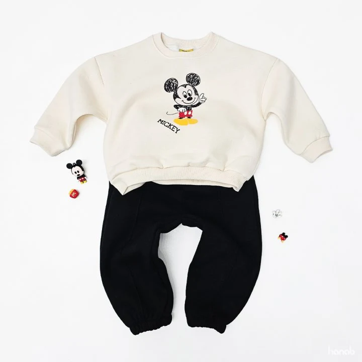 Hanab - Korean Children Fashion - #kidsshorts - Drawing D Set