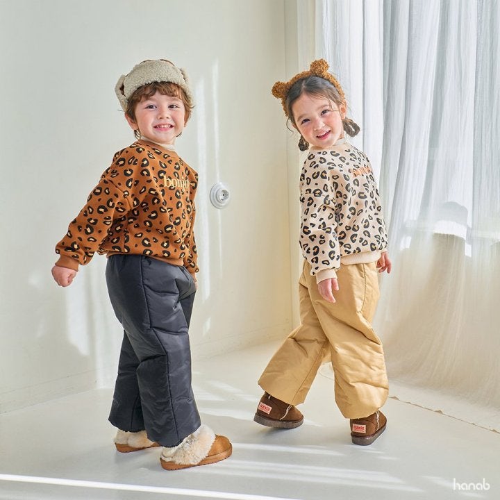 Hanab - Korean Children Fashion - #littlefashionista - Bonjour Leopard Tee