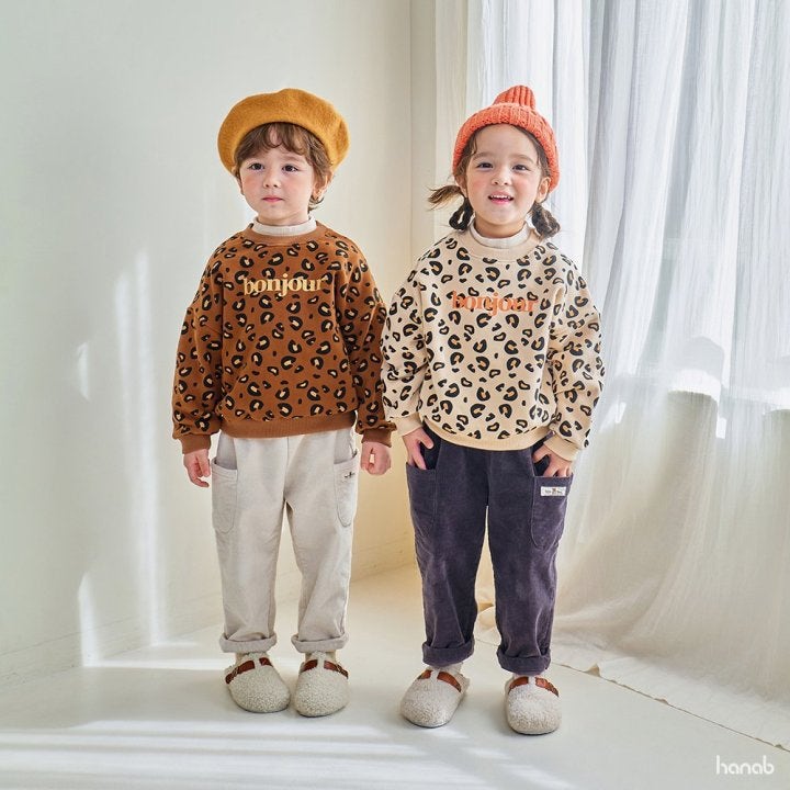 Hanab - Korean Children Fashion - #magicofchildhood - Bonjour Leopard Tee - 2