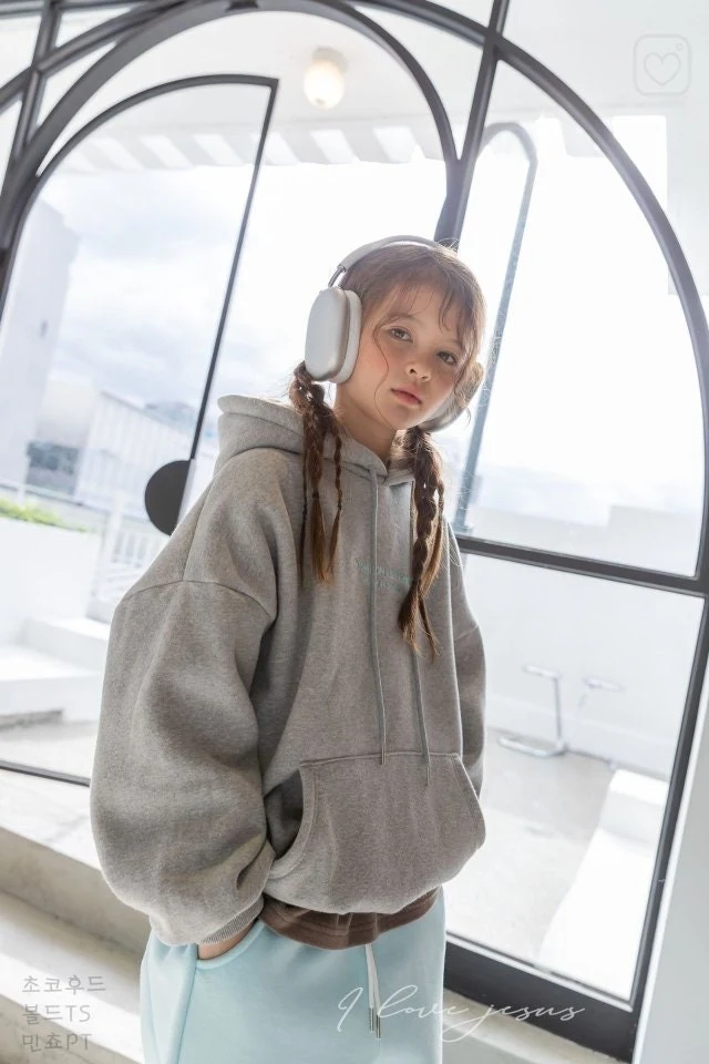 I Love Jesus - Korean Children Fashion - #kidzfashiontrend - Choco Hoodie - 3