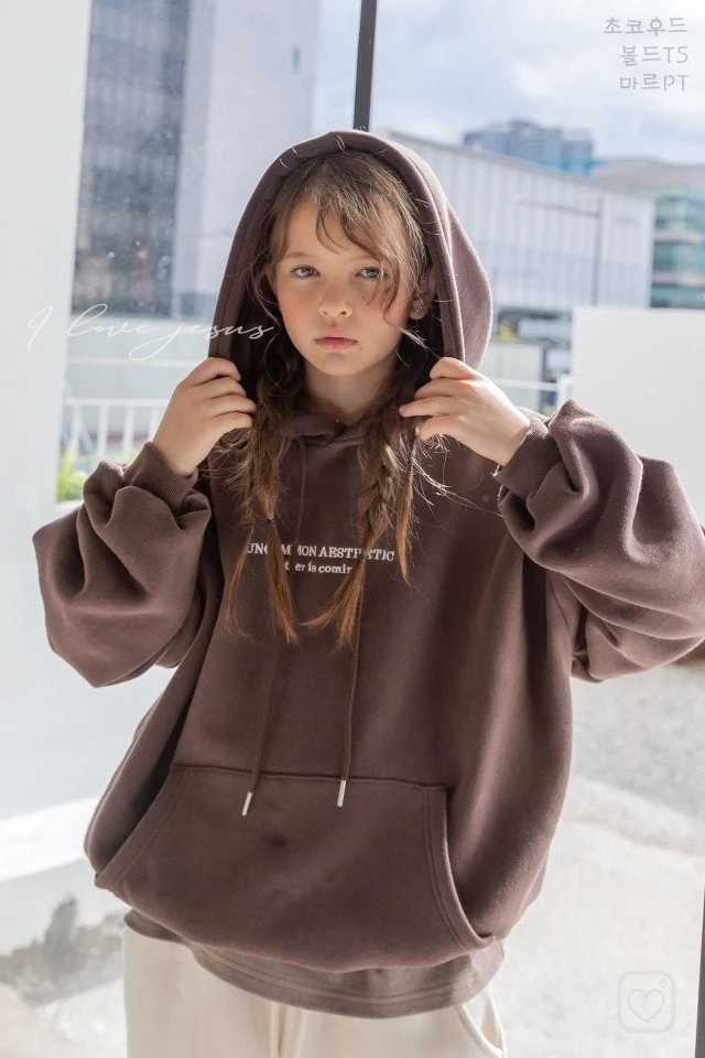 I Love Jesus - Korean Children Fashion - #toddlerclothing - Choco Hoodie - 10