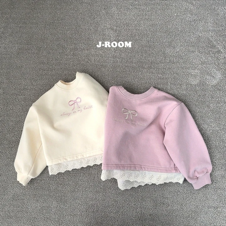 J-Room - Korean Children Fashion - #stylishchildhood - Ribbon Lace Crop Tee - 4