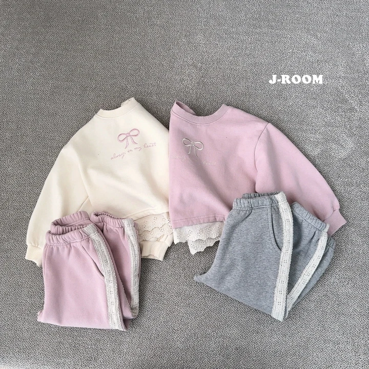 J-Room - Korean Children Fashion - #fashionkids - Ribbon Lace Crop Tee - 8