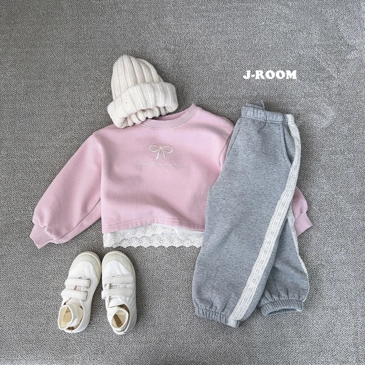 J-Room - Korean Children Fashion - #kidsstore - Ribbon Lace Crop Tee - 10