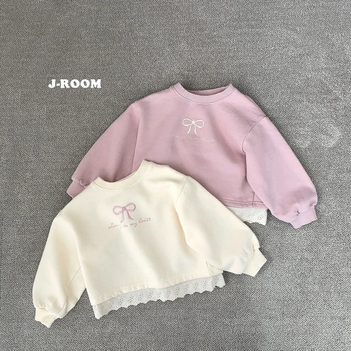 J-Room - Korean Children Fashion - #todddlerfashion - Ribbon Lace Crop Tee