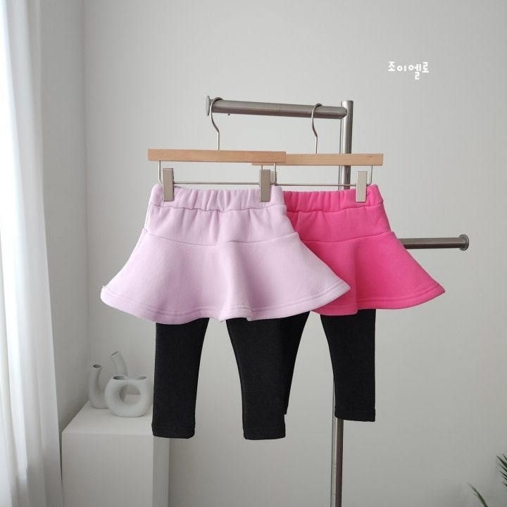 Joy ello - Korean Children Fashion - #Kfashion4kids - Mink Chu Skirt Leggings