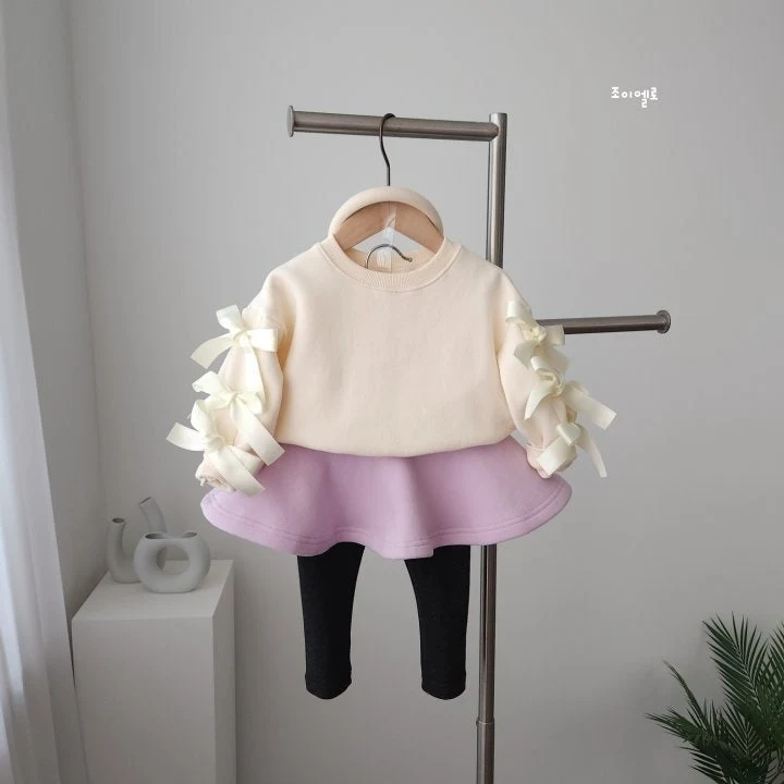 Joy ello - Korean Children Fashion - #childofig - Ribbon Sweatshirts - 6