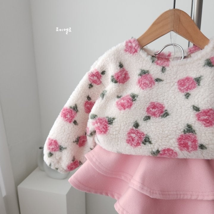 Joy ello - Korean Children Fashion - #prettylittlegirls - Rose Boucle Tee - 4