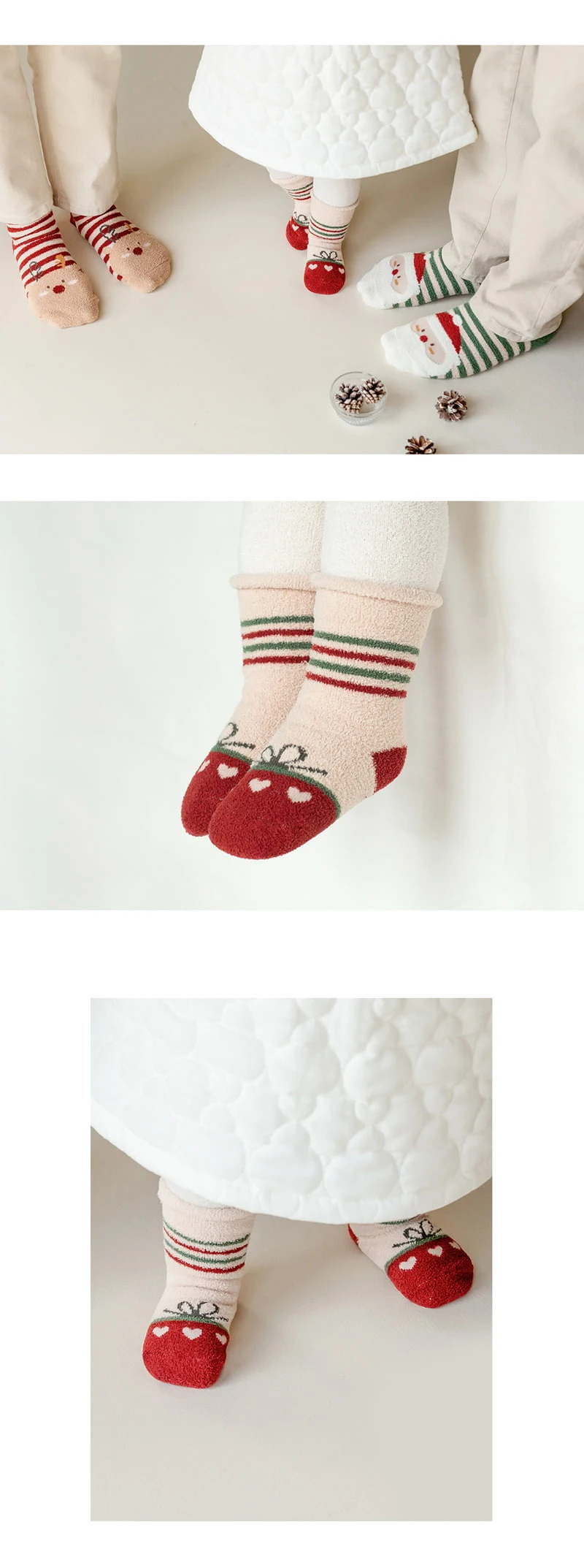 Kids Clara - Korean Baby Fashion - #smilingbaby - Frozen Winter Socks (set of 5) - 3