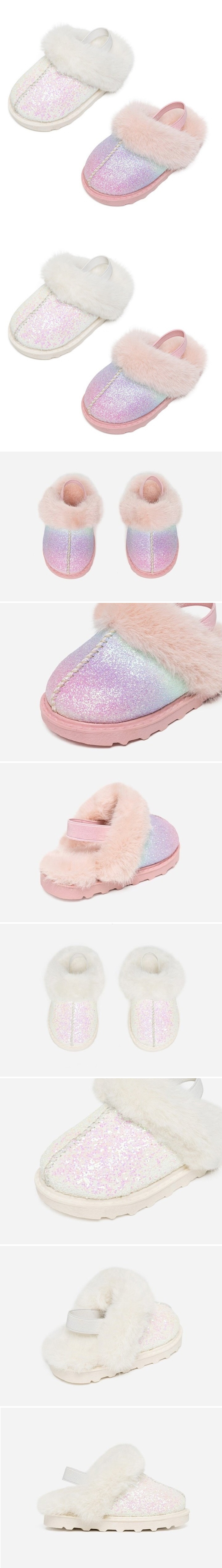 La Stella - Korean Children Fashion - #fashionkids - Mirror Ball Winter Mule