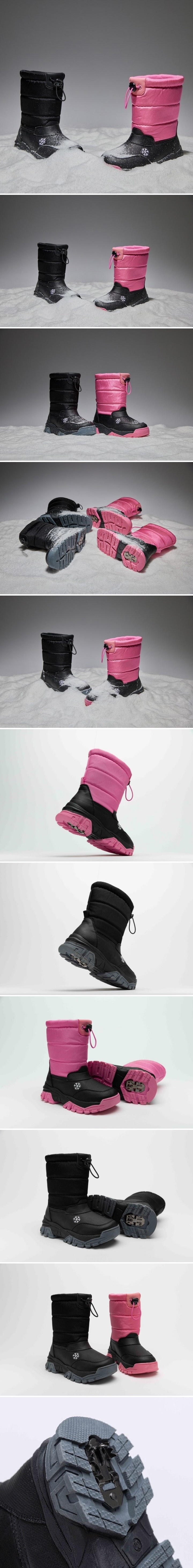 La Stella - Korean Children Fashion - #stylishchildhood - Eisen snow embroidery Boots