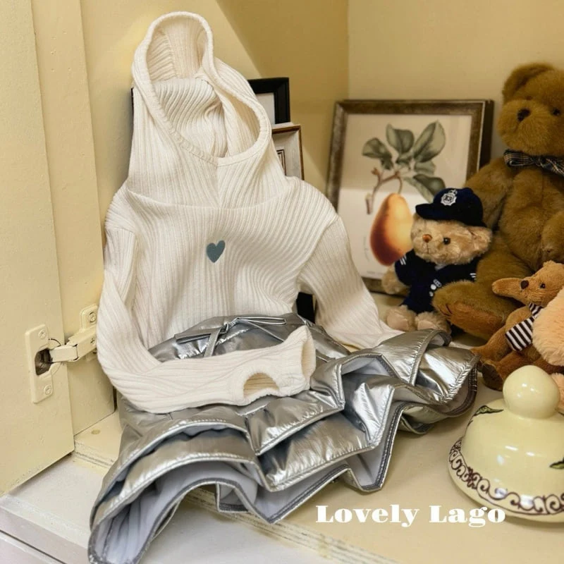 Lago - Korean Children Fashion - #childofig - Heart Ribbed Hoody - 7