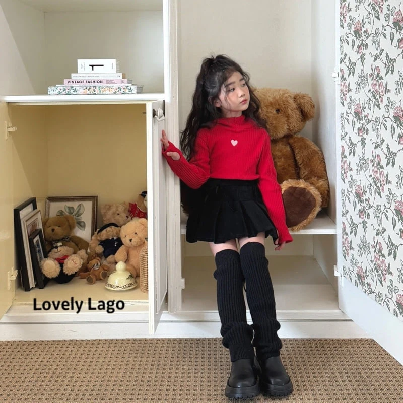 Lago - Korean Children Fashion - #minifashionista - Heart Ribbed Hoody - 2