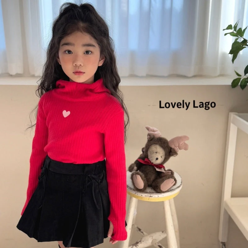 Lago - Korean Children Fashion - #toddlerclothing - Heart Ribbed Hoody - 5