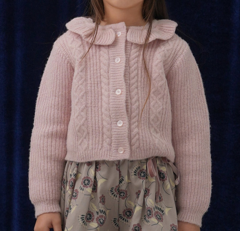 Le Bev - Korean Children Fashion - #childrensboutique - Bling Wool Cardigan