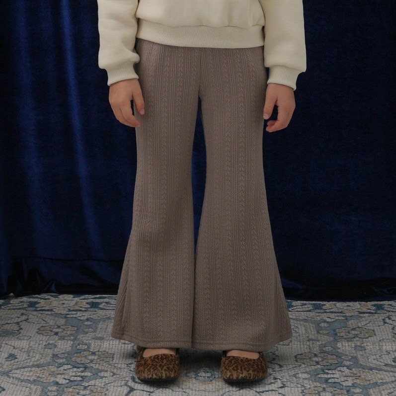 Le Bev - Korean Children Fashion - #magicofchildhood - Jacquard Wide Pants - 8