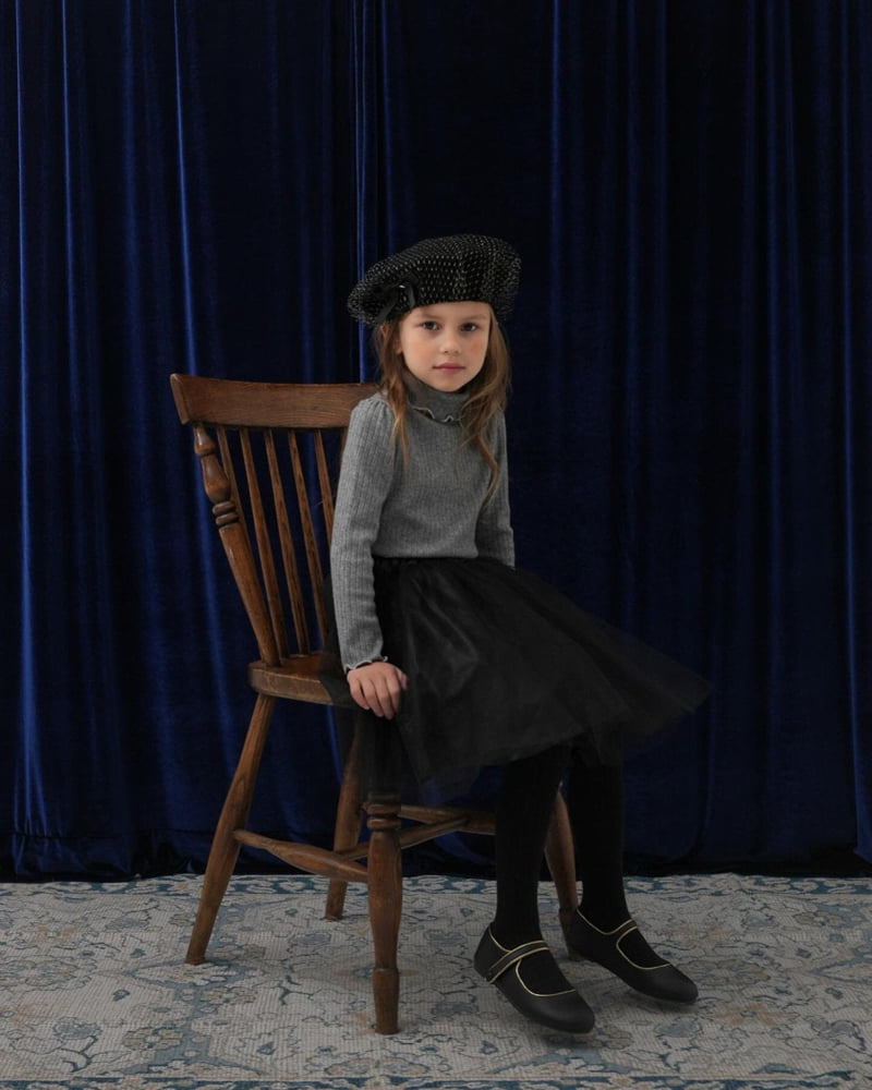 Le Bev - Korean Children Fashion - #minifashionista - Black Cancan Skirt - 3